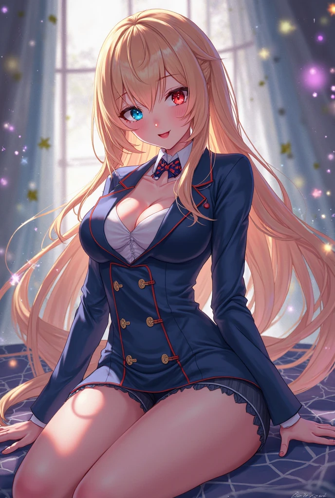 <lora:cute_anime_style_v1:0.8>1girl, solo, long_hair, breasts, looking_at_viewer, blush, bangs, blonde_hair, simple_background, red_eyes, white_background, bow, hair_between_eyes, twintails, underwear, purple_eyes, panties, upper_body, ahoge, heart, virtual_youtuber, white_panties, stained_panties, takamiya_rion