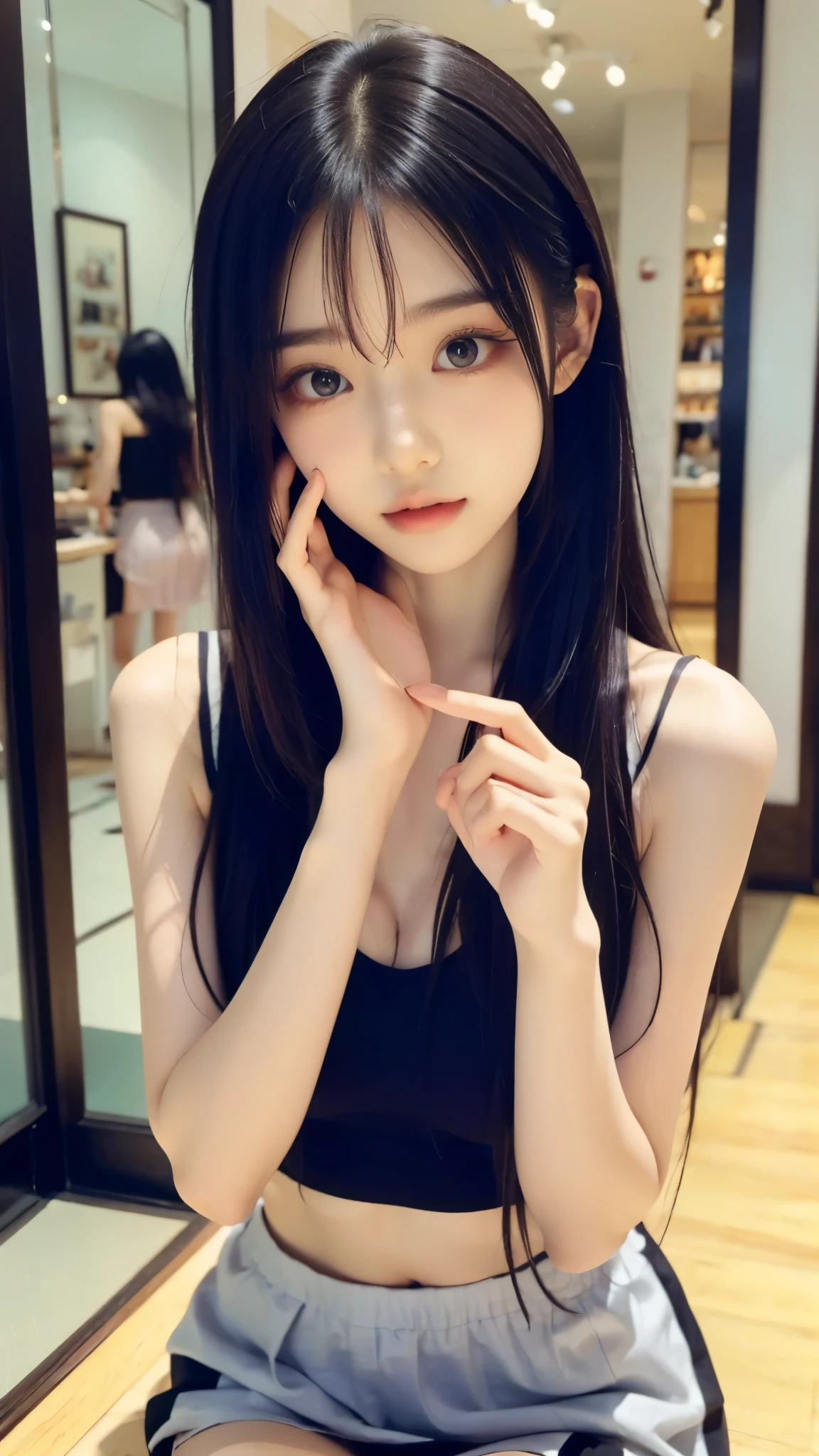 (Browsing Caution:1,4),Mix 4, (8k, RAWphotograph, Highest quality, Tabletop: 1.45), (Realistic, Realistic: 1.37),illumination, night, プロのillumination, photographn mapping, Radio City, Physically Based Rendering, Gradient Brunette, 高品質のphotograph, High resolution, 1080P, (Detailed facial depiction), (Detailed description of the hand), (Delicate CG), Extreme light and shadow, Rich details, (Detailed facial features), (Highest quality), Look in front of you, Highly detailed face, Highly detailed lips,  超High resolution, (truth: 1.4), photograph, 1 , [(sad)],  , Thin limbs, movie, Cool pose, I Cup, Highest qualityな完璧なボディ, photographのような, (1 : 1.3), Perfect balance, (Huge, Perfect breasts, Areola),(Realistic, Realistic:1.37),One Girl, Cowboy Shot,Professional Lighting, Photon Mapping, Radio City, RAWphotograph、(Realistic:1.4)、Octane Rendering、Complex 3D rendering with ultra-detail, Studio Soft Light, Rim Light, Crisp details, Super detailed, Realistic skin texture, detailed aspects, Beautiful details in the eyes, Highly detailed CG Unity 16k wallpaper, Compensate, (Detailed Background:1.2),Highest quality, 超High resolution, Tabletop, One Girl, One Girl,alone, Upper Body,Show Viewer, White Background, Bobcut, short hair, Multicolored Hair, Compensate , Lips parted, Black Lips, eyeliner, Gothic, Goth Girl,((Multicolored Hairの色:1.4)),(((Completely naked))),(((nsfw))),((Small breasts:1.2))