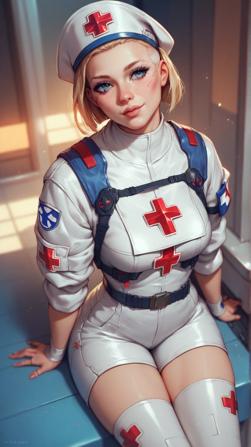 (masterpiece, 4K resolution, Surreal, Very detailed), (white superhero theme, Charming,There was a girl on the bed, Wearing a Latex Man costume, She's a superhero), [ ((25 years), (Long white hair:1.2), Full body image, (Blue eyes:1.2),Show strength, explain: The prompt mainly describes an Ultra HD 4K painting, Very realistic, Very detailed. it shows a superheroine in bed, Wearing a Spider-Man costume. The theme of the painting is a white superhero theme, 女主角有一头Long white hair, 25 years old,The painting shows her entire body. Describing superheroes in bed