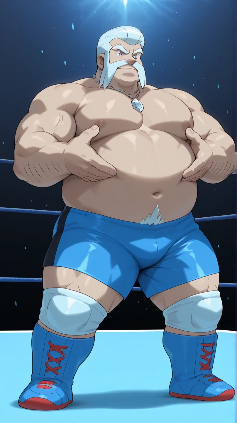Chubby bear wrestler