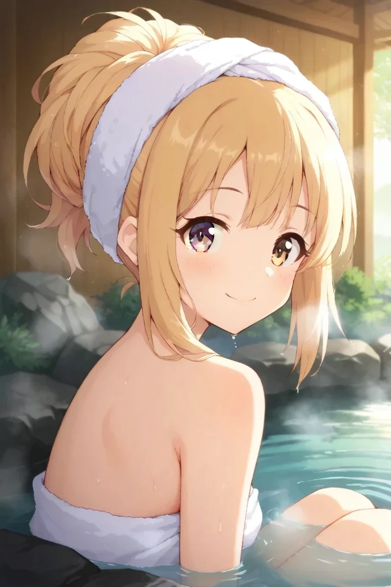 masterpiece, best quality, 1girl, white hair, smiling, looking at viewer, adult, fully mature, masturbation, natural pubic hair, big boobs, nice ass
