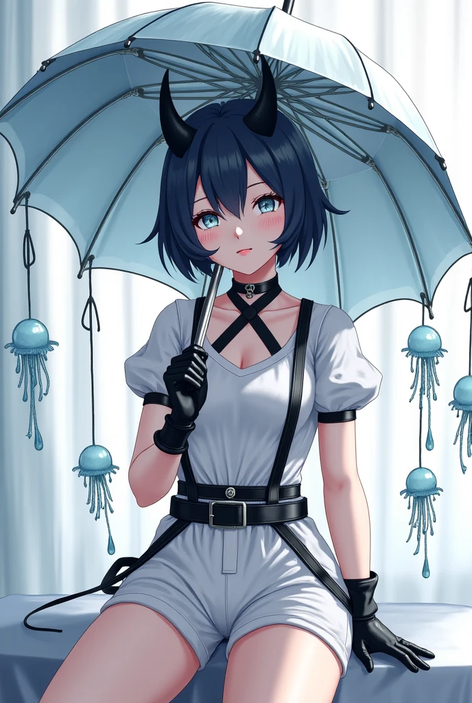 1 Anime Girl, alone, Anatomically correct, Black Short Hair, Beautiful Blue Eyes, small , small waist, Wide Hips, juicy texpensives, Juicy ass,break, Bunny girl, Bunny ears, Rabbit&#39;s Tail, (Frilled leotard: 1.3), wrist_cuffs, bow tie, Fishnet tights, expensive_Heel, break, (Five Fingers, Four fingers and a thumb), (Bare arms, Exposing shoulders), Professional Lighting, highest quality, masterpiece, Very detailed, Capture the sexy moment , Show your ass, Show your ass, Depth of written boundary, ultra expensive resolution, Fine details, 16k wallpaper