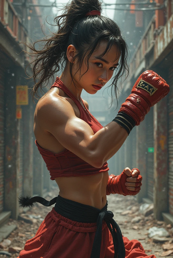 Japanese bare-handed female boxing gloves factory