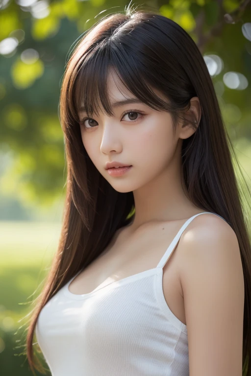 (masterpiece、16k image、high resolution、highest quality)、solo、One Girl、(Japanese Girls&#39; High School Sailor Uniform,perfection)、(Perfect Anatomy,Beautiful body、Healthy Body、Beautiful Skin)、sunny day、Black-haired、ponytail、black eye、On the way home、Small Tits:1.5、School zone、artistic.、Beautiful woman、Beautiful Body、smile、