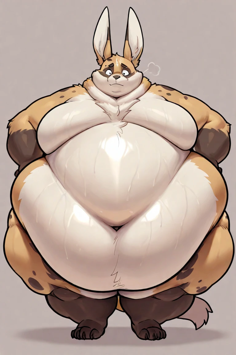 male, obesity,foot in the air,correct body proportions,overweight,big penis,erect,semen,ejaculate,guoba,tanuki