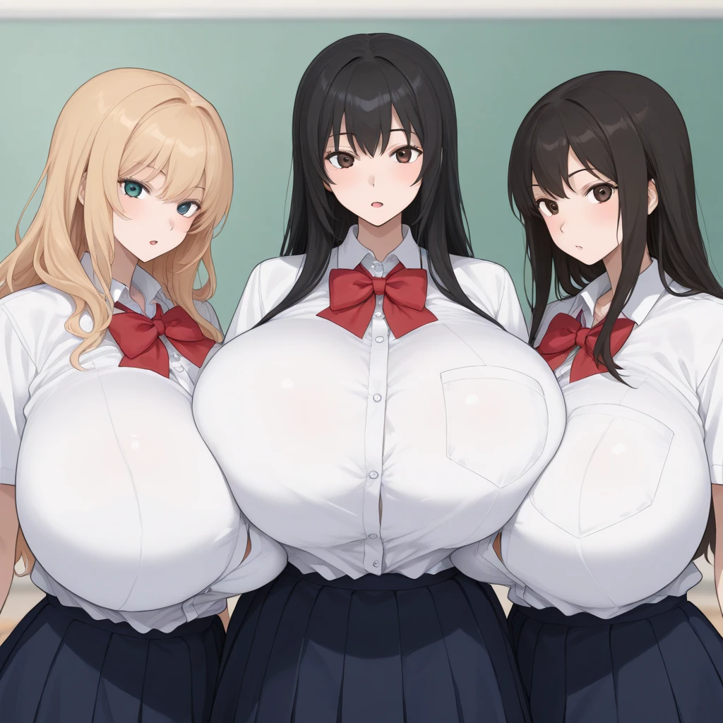 masterpiece, Highest quality, High resolution, Big Breasts、ＪＫ,There were a lot of girls in a very small room. ,6 Girls、Pink pleated skirt、Heart symbol and sound effect、The viewer is looked down upon by a tall woman.、Low Perspective、A chest full of sperm、There is only one viewer dick、Penis between 、Straddling the viewer、Bukkake、Pant voice、Huge 、white and bright skin、Bright beautiful skin、Blunt bangs、Blunt bangs、The girl trembles with joy、30-year-old woman、They are all very tall、Surrounded by tall girls、Thighs、Being despised by many girls、A composition that expresses many things breastean smirk、Bully、A composition that expresses many things 、Harem、Many girls are lined up、Black Hair、Blonde、Open your mouth small and smile、Pointed double teeth、titfuck