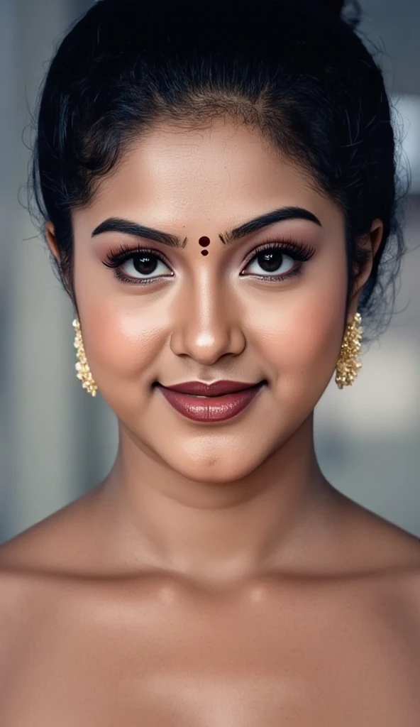 Night, RAW Photography, (((Very Beautiful Portrait))), (Very Beautiful Portrait))), Indian fatty woman , Sexy 35Year Old Girl, (saggy breast )), [Brown Eyes],Gentle Smile Staring at the Camera(cleavage), ((Masterpiece, Best Quality, Ultra Detail, Cinematic Lights, Intricate Detail, High Definition, 8k, Very Detailed)), Detail Background, 8k UHD, DSLR, soft lighting, high quality, film grain, fujifilm XT3, shallow depth of field, natural light, perfect face