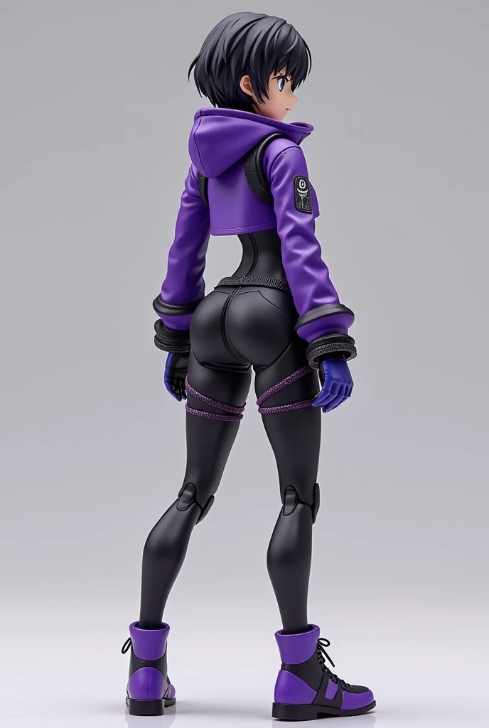 score_9,score_8_up,score_7_up,score_6_up,score_5_up,score_4_up, Lynx, purple fur, purple eyes, anthro, (((long hair))), wavy hair, purple hair, eyeliner, eyelashes, black eyeshadow, furry art, cheeks tuft, shoulder tuft, male focus, femboy, tactical gloves, cute fangs, kemono, shota, fluffy neck, icon portrait, claws, black nails, scarf, arm warmers, :p, frown, cyberpunk jacket, evil smile, neon, cyberpunk glases, cyberpunk earphones, navel, helmet, (goggles), crotch tuft, ((military vest)), (belt), (holster), leg warmers, pink clothes, nipples, harness, solo focus, (action pose), digitigrade, ((showing teeth)), ((sharp teeth)), 3d, blender software, 