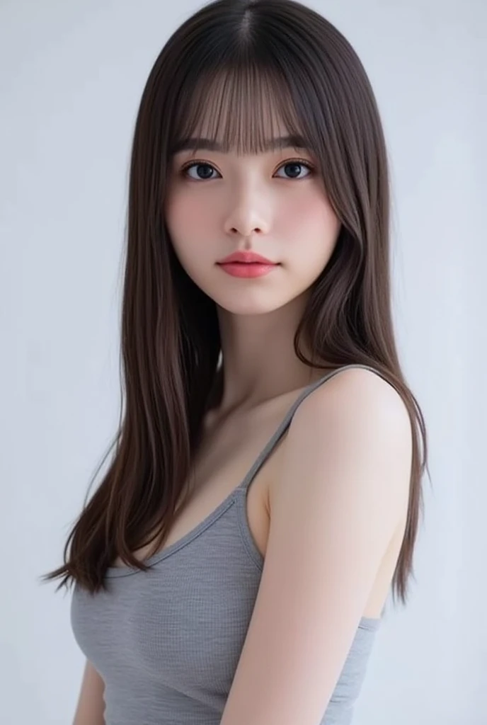 random sexy pose,with pokies,pokies,masterpiece, best quality, highres, photoreaslistic, detailed face, 1girl,perfect anatomy,[[(white blouse:1.2):0.1]:(nipples:1.15):0.5],skirt,
20yo,japanese,beautiful actress face,
(gigantic breasts),upward breasts,narrow shoulder width,slender,slim waist,,abs,long  black hair,smile, from front,(1 beautiful Japanese idol, 20 years old), perfect body, Detailed beautiful delicate face, Detailed beautiful delicate eyes and eye highlights, Very thin and delicate eyelashes that are not too long, (finely detailed beautiful blown big eyes and detailed face), natural makeup, slender face, (lustrous skin, realistic detailed skin), (looking at viewer:1.2)