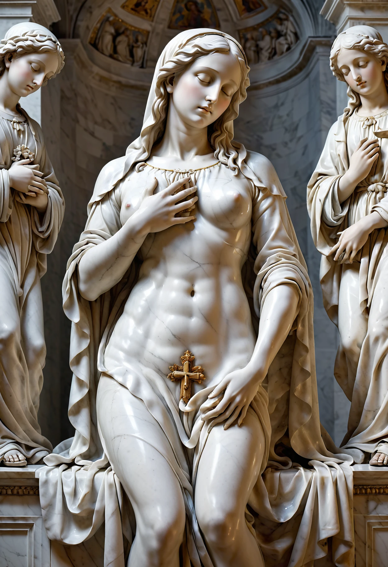 voluptuous sexy virgin mary having sex