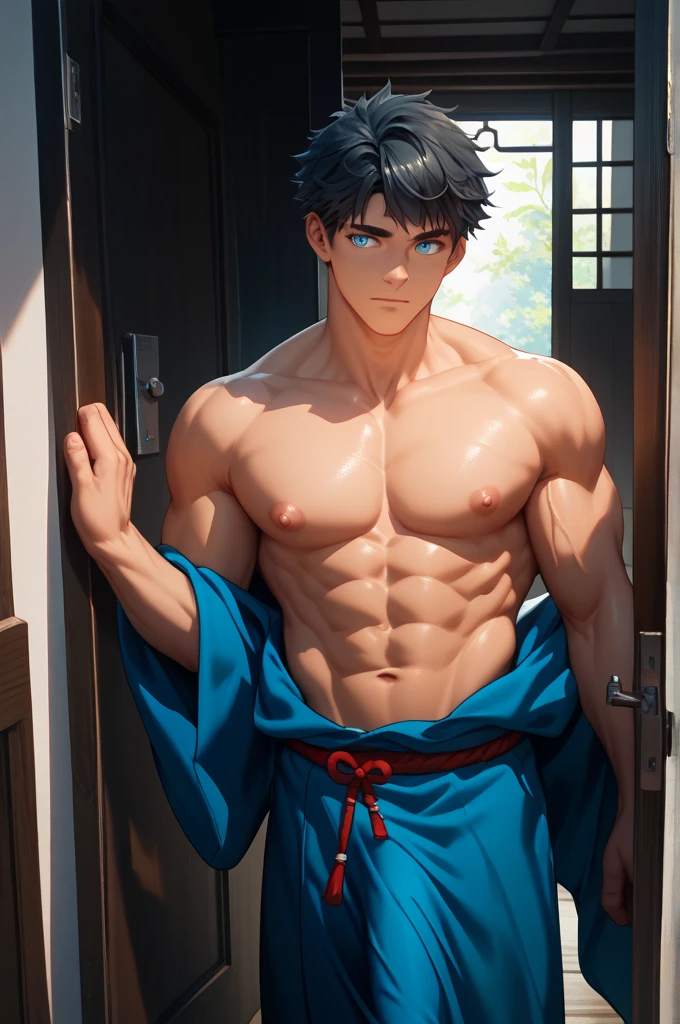 Anime guys shirtless
6 pack abs and strong arms
Hot guys