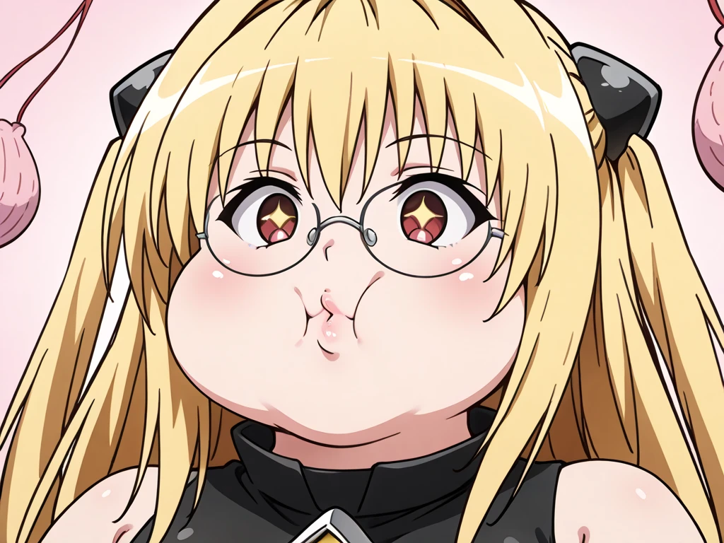 android21, 1girl, solo, long hair, curly hair, hair between eyes, jewelry, hoop earrings, glasses, checkered dress, two-tone dress, multicolored dress, tight dress, turtleneck, black pantyhose, labcoat, l smile, (insanely detailed, beautiful detailed face, masterpiece, best quality) cinematic lighting,blush, open mouth, big mouth, tongue, tongue out, close up, saliva, uvula, uvula, mouth focus, excessive saliva, , looking down, nude, long tongue, large tongue, room, happy, pink skin, white hair, red eyes