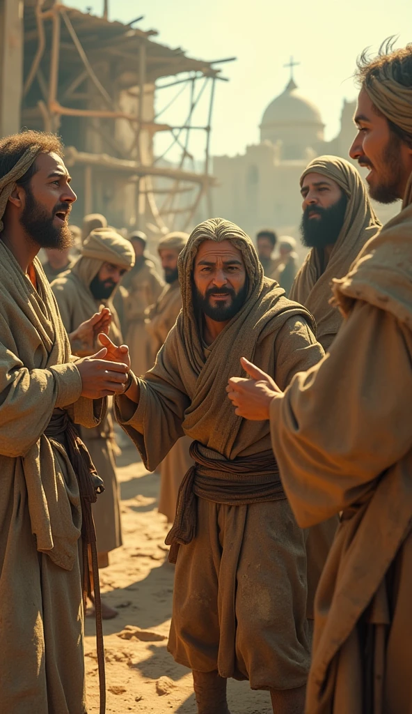 Biblical story with Israel in the background