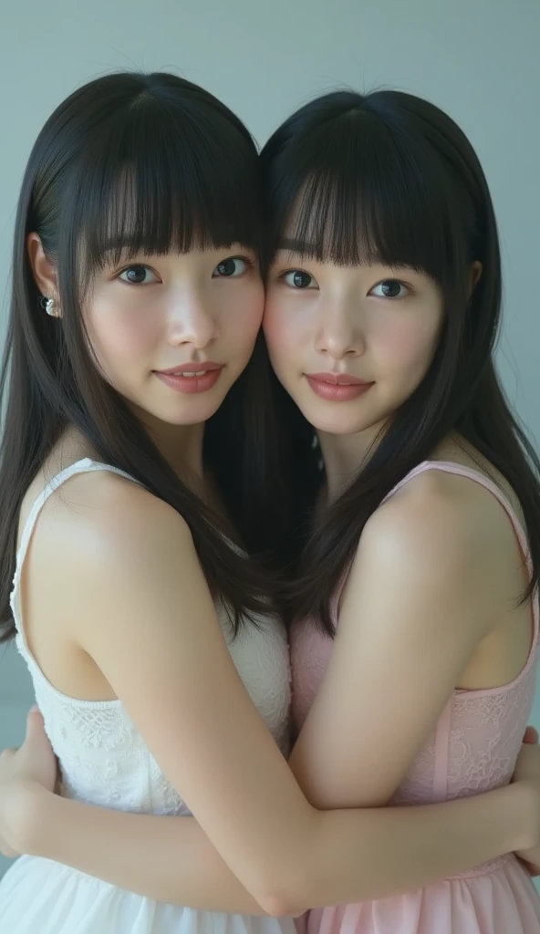 uniform. See-through. top-quality、超A high resolution、(Photorealsitic:1.4)、8K resolution、1 girl、(Random hair:1.3)、(Realistic hair:1.2)、(japanesgirl:1)、(realisticeyes:1.2)、(Beautiful face: 1.3)、Slim body、White glowing skin、large full breasts、cleavage of the breast、(duck face:1.2)、(Middle corner:1.3)、(White T-shirt and short jeans)、(selfee:1.3)