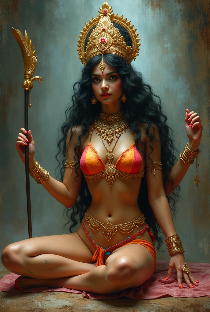 Krishna with snake