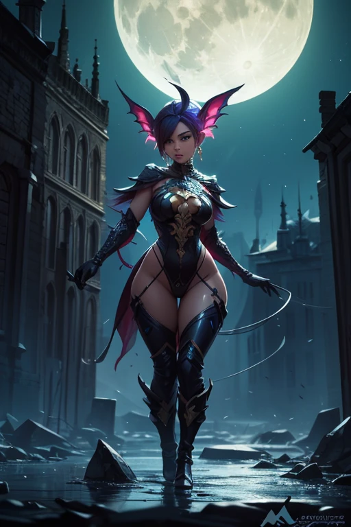 ultra detailed, a solo beautiful asian girl, big tits, sexy ripped batman outfit, black slime, detailed, pretty, (dark city background), (night sky), black ripped corset detailed dress, (masterpiece), (good anatomy), ((her clothes are burning in spots and her breasts are visible)), high heels, detailed head, ((venom)), ((photographed from below)), hot ass, ass pose, ((garter belts)), (((fullbody))), (thigh level) medium shot))))), Medium distance photography, (((good anatomy)))