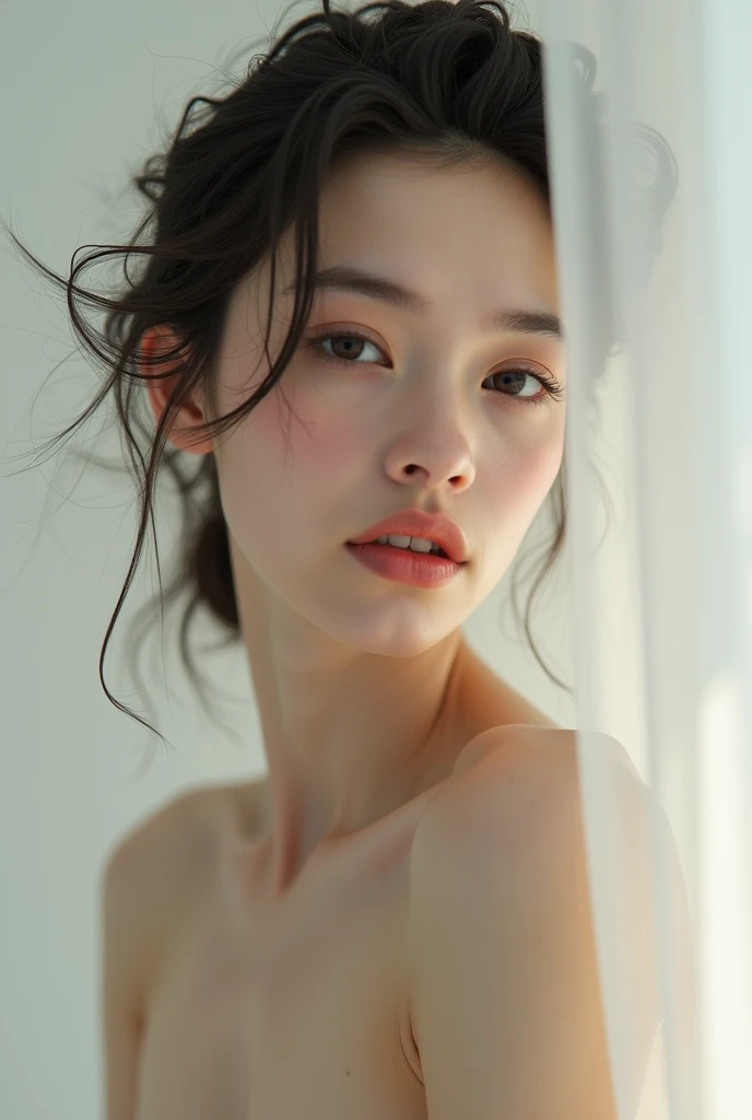 Realistic photo, two japanese women, nude, I'm working out, Detailed face and body, Natural light, High resolution, photoRealistic, (Highest quality,8k,High resolution,masterpiece:1.2),Very detailed,(Realistic,photoRealistic,photo-Realistic:1.37),Realistic skin texture,Fine eyes and lips,Beautifully detailed face,Long eyelashes,Smooth Skin,Natural body shape
