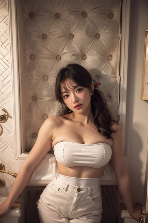 (realistic, high resolution:1.3), 1 girl with perfect figure, super fine face and eyes, long hair, tank top: 1.2 in random colors, short jeans, in a café, coffee on the table, small breasts, exposed cleavage,(20d:1.2),(thigh highs:1.4)((Detailed eyes)) ((detailed hair)), detailed skirt, detailed body, ((detailed face)) (top quality, 8k, masterpiece: 1.retty woman with perfect figure: 1.4, dark brown hair, big, wearing pendants, torn shorts, very detailed face and skin, detailed eyes, double eyelids, top quality, masterpiece, (photorealistic: 1.4), one woman, golden ratio, upper eye care, perfect face, beautiful figure, face close-up, long hair, gloss, highlight, gloss, glossy on skin, glossy on skin, wet skin, wet, bangs, cute smile, bust, off-shoulder, refreshing charm, elegant, perfect hands, shiny, highlight, glossy skin, bangs, bust, big, Warm off-shoulder, refreshing charm, ears out, gaze to the camera, poses at different angleshttps,(((Flawless Skin, Blushing Red Cheeks, Glitter Eyes and Aegyo Sal, Natural eyebrows, Curled eyelashes and thin eyeliner Blurred lips to look sexier))) ((((detail)))) ((((climax))))