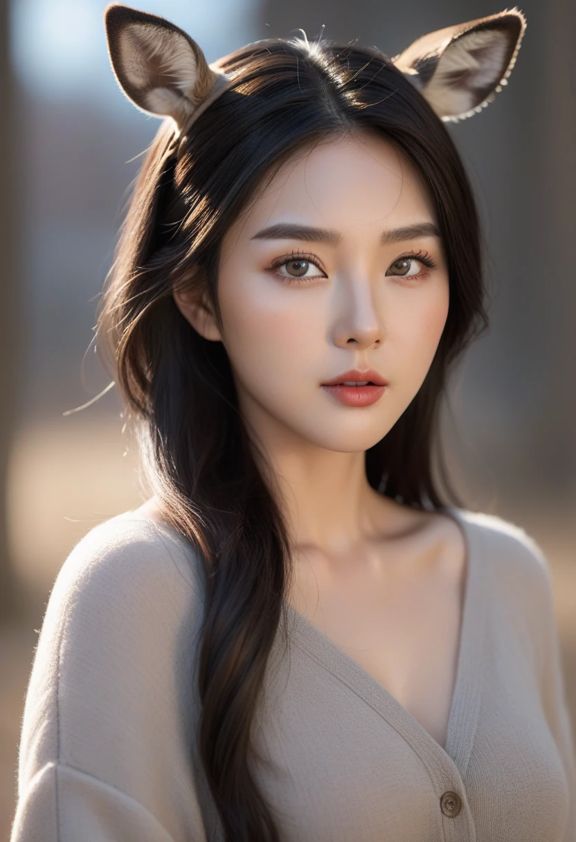 ((Highest quality, 8k, masterpiece :1.3)), Sharp focus :1.2, Beautiful woman with perfect figure :1.4, Slim Abs :1.2, ((Dark brown hair, Big Breasts :1.2)), (Natural light, City Street:1.1), Highly detailed face and skin texture, Detailed eyes, double eyelid