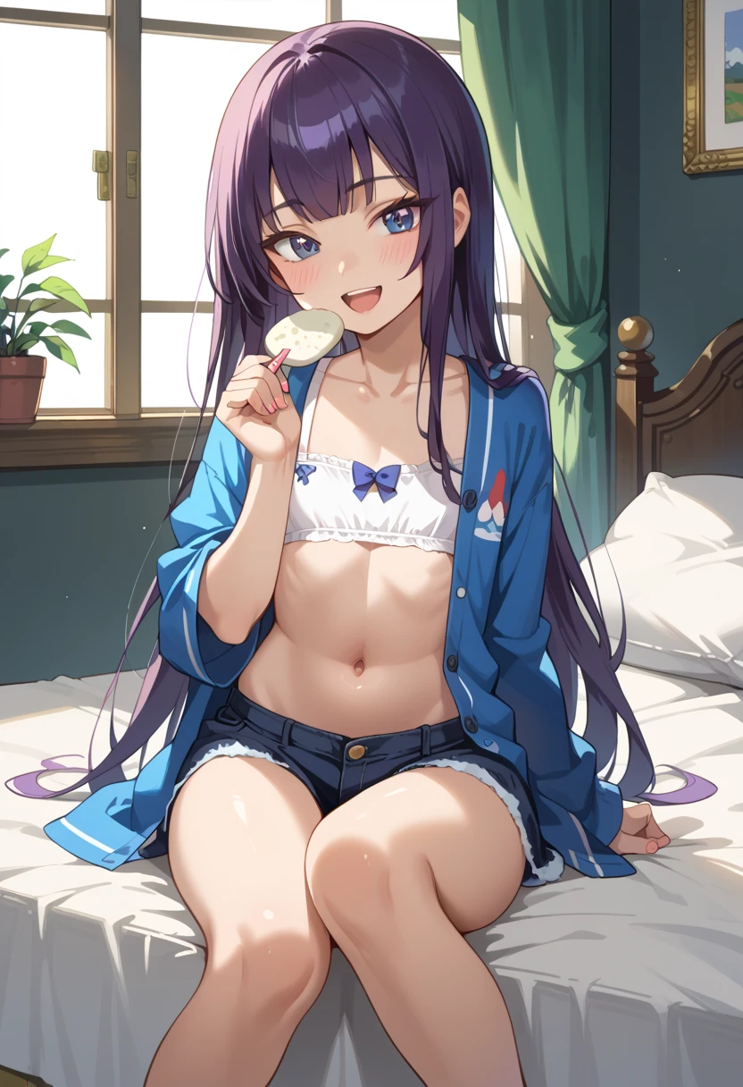 8K quality、 wonderful, Cool Beauty, Highest quality、(((The most beautiful girl))), ,((Thin legs))、(((Highest quality))), High resolution, ((detailed)), (((Doodle Art)), ((masterpiece)), ((Super detailed)),(((camisole,Shorts))),,((Sexual))