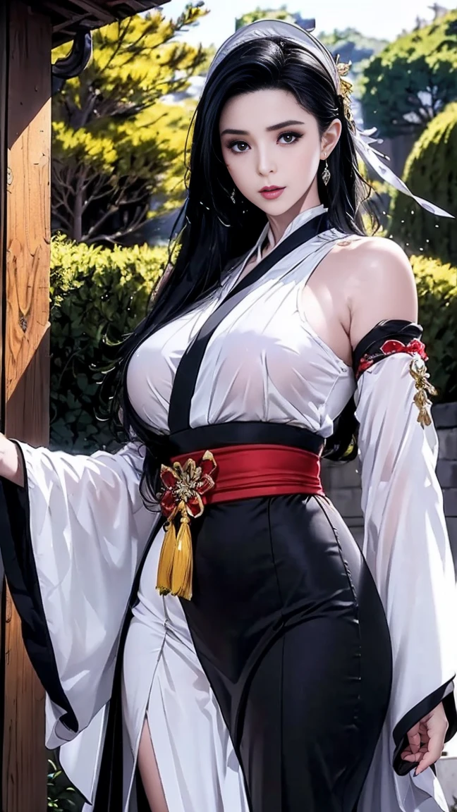 (Top image quality、8k、masuter piece:1.3))、(Realistic:1.2)、(1girl in)、huge tit、(horror:1.2)、(Long straight kurokami:1.2)、(Peeking out the window of a pitch-black room:1.2)、(Hannya's face:1.3)、(Deities々Bright luxury kimono:1.2)、long kimono