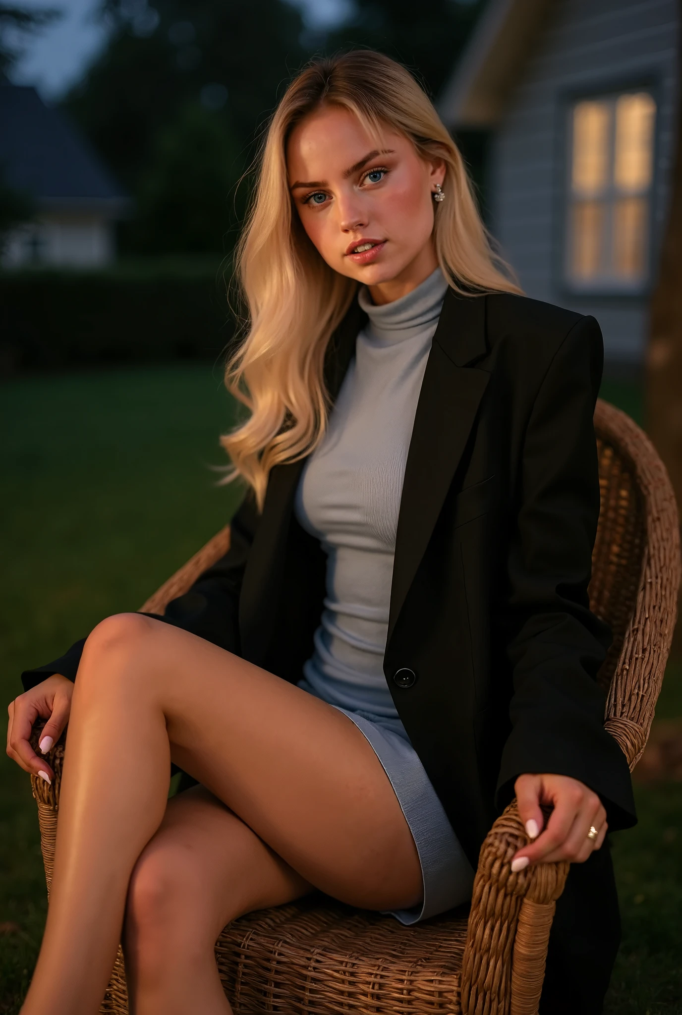 Girl spread leg and showing off pussy in public