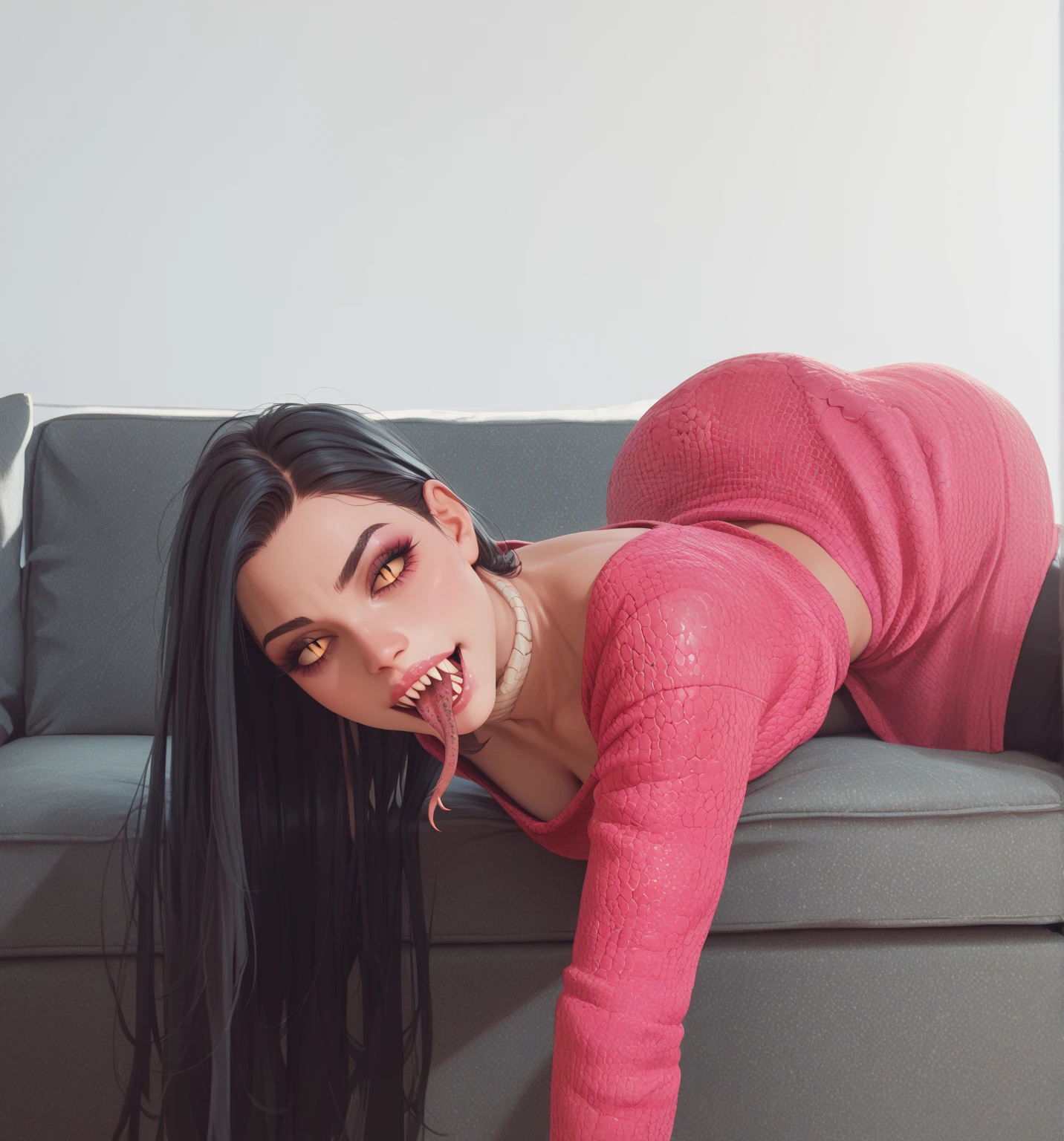 full body,too tall, giant goth goddess, she cant fit in a room, she had her head against the celling so she nee to band over to be able to fit in the room