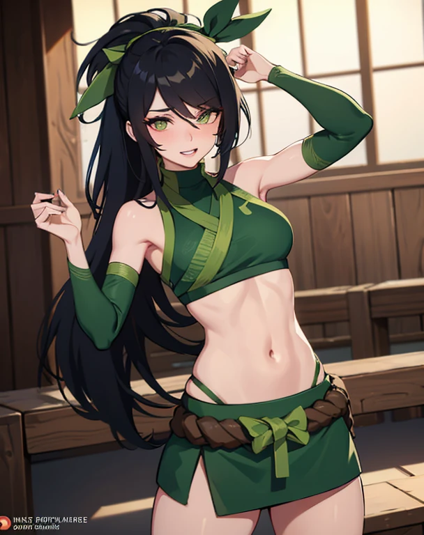 (Raised sexy),style of anime,no brassiere,Thong panties,breasts out,Bare with thighs,Bare shoulders,Bare abdomen,chest baring,Be red in the face,is shy,embarressed,female masturbatiion,perspired,Pornographic,See the skin, Look at the skin through the clothes,Loving pupils,Short pelvic curtain,Obscene lines on the abdomen,Pout your ass,face to the viewer,Earphone,sweat leggs,Polo shirt,White suspender stockings,