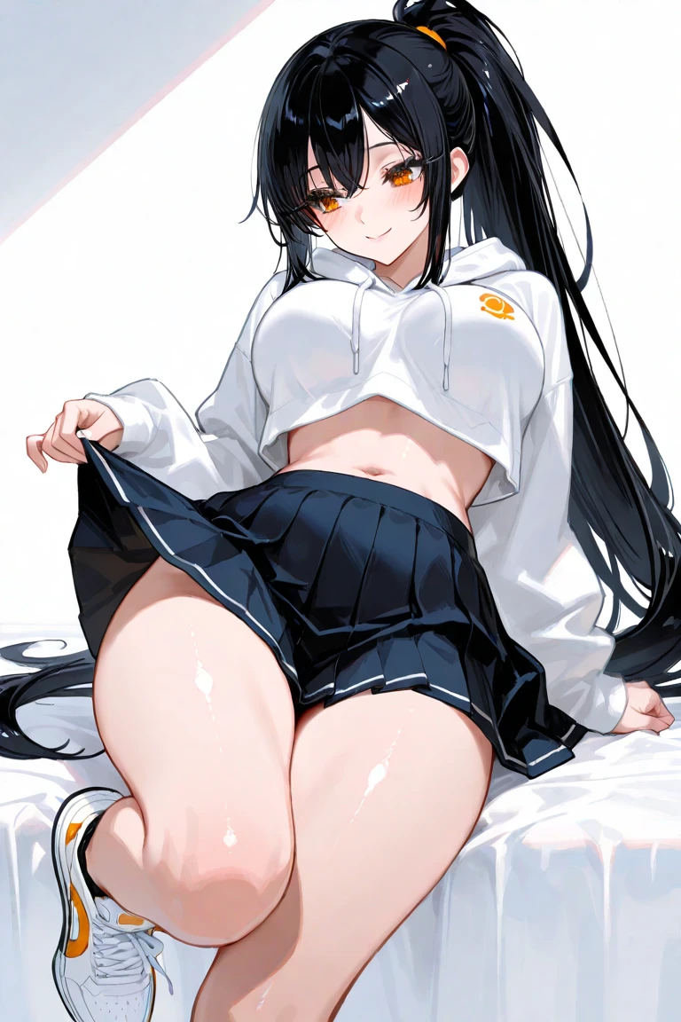 naruto、Hinata、Black Hair、Show your crotch、Take off underwear、White face redness、Open your legs、Open your mouth、One girl, Ladylike
