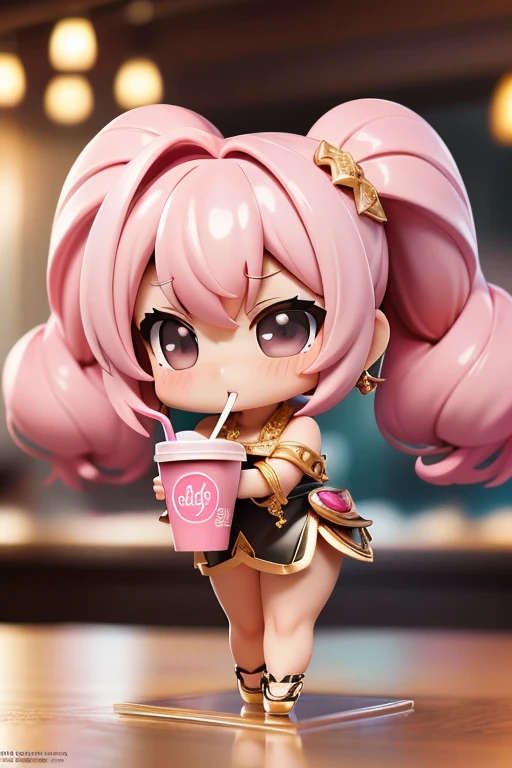 score_9, score_8_up, score_7_up, score_6_up, score_5_up, score_4_up, source_アニメ, young girl, long hair, Bust Cup B , open-chest outfit, Abdominal revealing outfit, narrow waist, fit, Beautiful belly, Guillotine Cross shirt, breastplate, waist armor, Armor, red hair, metal hair accessories, red eyes, Sparkling eyes, Thirsty, tired, gasp, Drink water, sit, taking medicine, His right hand holds a vial of Potions. , Thirsty, Drink Potions Glass Bottle Skull Shaped Clear Glass Crystal Potions Clear Red, light particles, Magical light