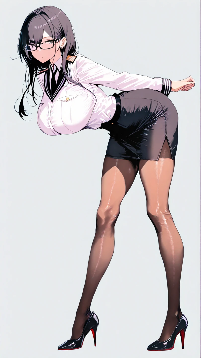 a afroHero (masterpiece, best quality), Female, woman character, (((waking up, with a sleepy face,))), (comic style artwork with perfect anatomy), perfect body, transparent wet ultrathin white dress shirt unbuttoned, black knee high tights, black short miniskirt, highly detailed--no outline