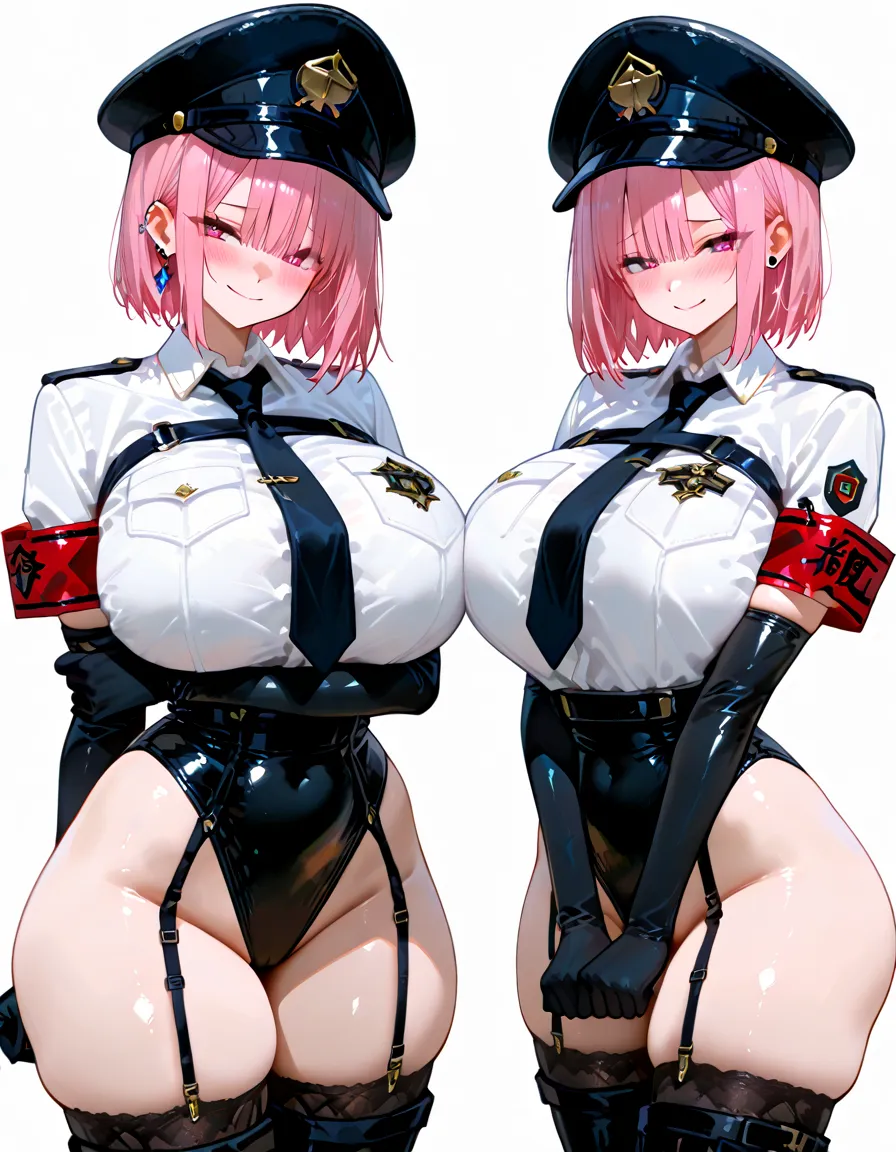 (8K ,Ultra-detailed,Super real photos,Best masterpiece,Nature,perfect work of art,perfect female body),two women,Sister and sister, sisters,rainbow hair,perfect face,(huge ),neighbor wife,woman hairstyle,elegant wife,At the police station,Exquisite and ,wearing police officer uniform,police uniform,super short thong,穿着低胸露肩police uniform,T-shaped small,huge big,nake,full body shot,elastic muscles,raised raised raised,Obscenity