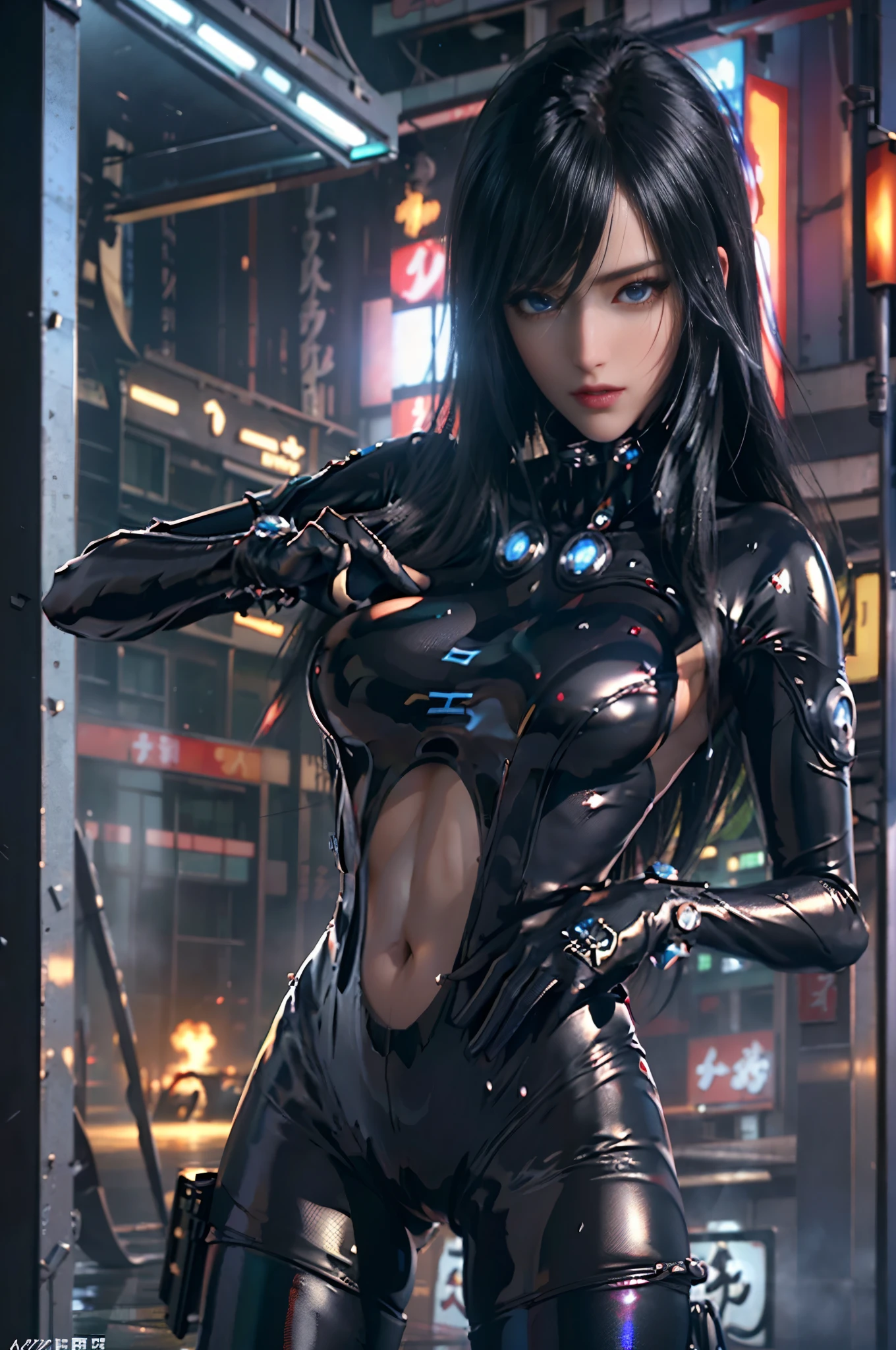 ((((((City at night with heavy rain))))))、overlooking a citys, ((((((Sit on the edge of the roof)))))), best qualityer ,tabletop, illustration, extremely delicate and beautiful, extremely detaild ,nffsw ,unity ,8 k wallpaper, incredible, fine-details, tabletop,best qualityer,offcial art,Highly detailed ticker unity 8k wallpaper,absurderes, unbelievable ridiculous, ultra detali, high resolution, extremely detaild,beautiful detailed girl,light on the face, 1 girl in, mechs, metal armor, mechanic_cos,  space ship, citys, cyber punk, Star_skyporn,, best qualityer ,tabletop, illustration, extremely delicate and beautiful, extremely detaild ,nffsw ,unity ,8 k wallpaper, incredible, fine-details, tabletop,best qualityer,offcial art,Highly detailed ticker unity 8k wallpaper,absurderes, unbelievable ridiculous, ultra detali, high resolution, extremely detaild,beautiful detailed girl,light on the face, 1 girl in, mechs, red armor, mechanic_cos, Bblack hair, space ship, citys, cyber punk, Star_skyporn,