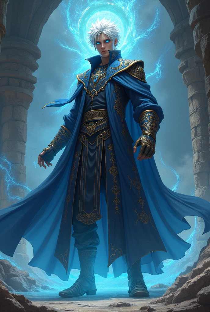 a wizard, wearing long robes and a pointed hat. he is dancing to hip hop music