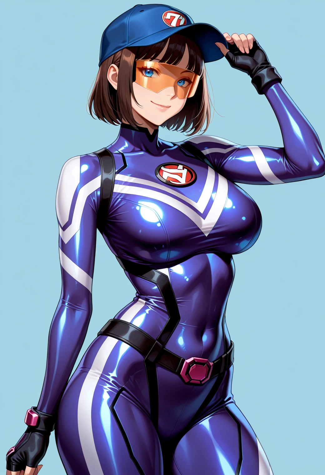 ( colorful plugsuit ) , ( battlesuit : 1.3) , 
( pussy) ,   (  pubic hair  : 1.8) , ( covered nipples : 1.8 ),
 (In the crowded  school :1.2) , ( Dynamic pose :1.2) ,
 ( blush , embarrassed, orgasm: 1.2)   , (see through: 1.5) ,   ( squirting:1.1) , 
( masterpiece:1.1) , bodysuit, , corridor,
ayumiyoshida, short hair,alice band,