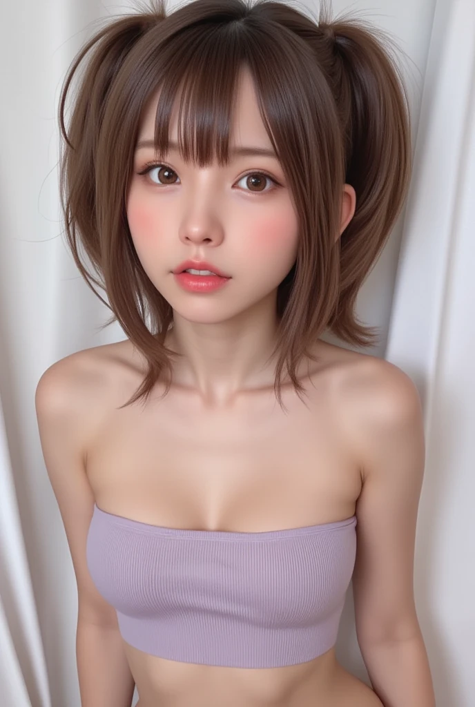 Tt_flat, 小柄な liTtle small junior body, Small breasts, Small breasts, Small breasts, topless, topless, topless, Nipples are visible, Nipples are visible, Nipples are visible, Large nipples, grace_a, long hair, pink hair, pink eyes, hair flower, hair ornament, tiara, earrings, magical girl, choker, pink choker, ascot, jacket, cure grace dress, flower, gloves, white gloves, high heels,, (Realistic、High resolution:1.3)、One girl with a perfect figure、Very narrow face and eyes、short hair, Short jeans、At the cafe、Coffee on the table、huge 、Exposed cleavage, 小柄な liTtle small junior body, Small breasts, Small breasts, Small breasts, topless, topless, topless, Nipples are visible, Nipples are visible, Nipples are visible, Large nipples,