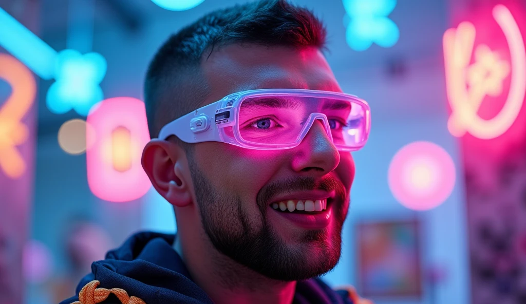 ADD BLUE NEON LIGHTS