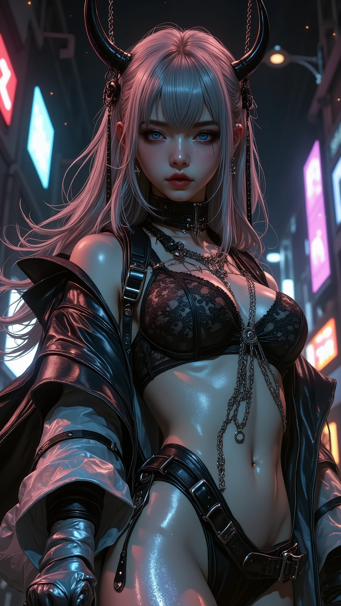 red eyes, sylvanas_windrunner, sylv-lora, 1girl, elf, will be depicted in the futuristic world of "Aeon Flux". The artwork will be created using the medium of digital illustration. The image quality should be at its best, with a resolution of 4k or 8k. It should be ultra-detailed and have a realistic, photorealistic appearance. The colors should be vivid and the lighting should be carefully designed to enhance the overall atmosphere of the scene.
In the artwork,red eyes, sylvanas_windrunner, sylv-lora, 1girl, elf, character will be portrayed with beautiful, detailed eyes and lips. Her face will be extremely detailed, capturing her unique features and expressions. She will be shown in a dynamic pose, reflecting her strong and confident personality. The background will be a futuristic cityscape, showcasing the sci-fi elements of the "Aeon Flux" universe. The city will be presented in a dark and moody color palette, with neon lights illuminating the streets. The composition will have a strong sense of depth, with layers of buildings and structures creating a visually striking image.
The artwork will have a professional and polished look, with sharp focus and ultra-fine painting details. The use of HDR and studio lighting will further enhance the realism of the scene. The overall style of the artwork will be influenced by concept artists, combining elements of science fiction and dystopia. The final result should be a masterpiece that captures the essence of "Aeon Flux" and portrayal of the red eyes, sylvanas_windrunner, sylv-lora, 1girl, elf, iconic character.