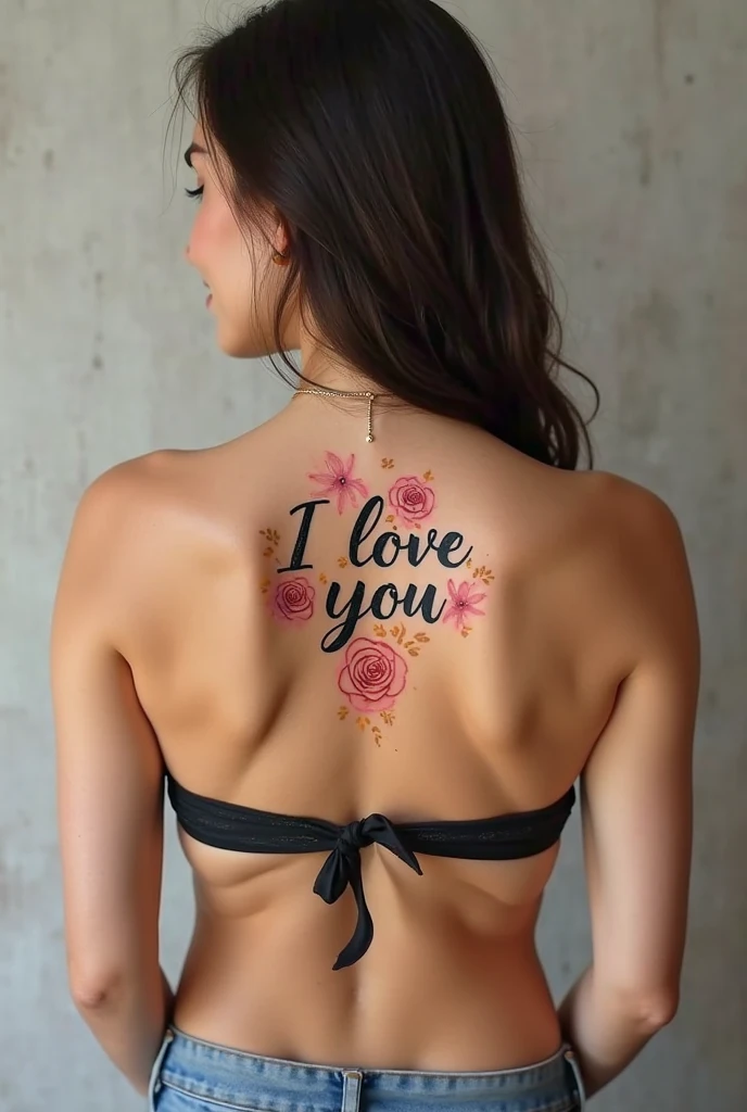 Put a tattoo on that same one that says José I love you Near the vagina(if intimate part) Also that her vagina is visible and that she has a piercing in her navel
