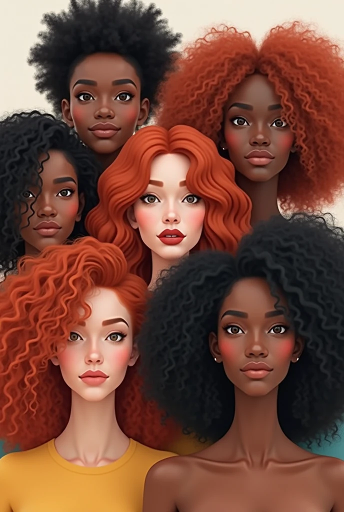 Three people, one white, one redhead,a white brunette and a brown guy with curly hair
