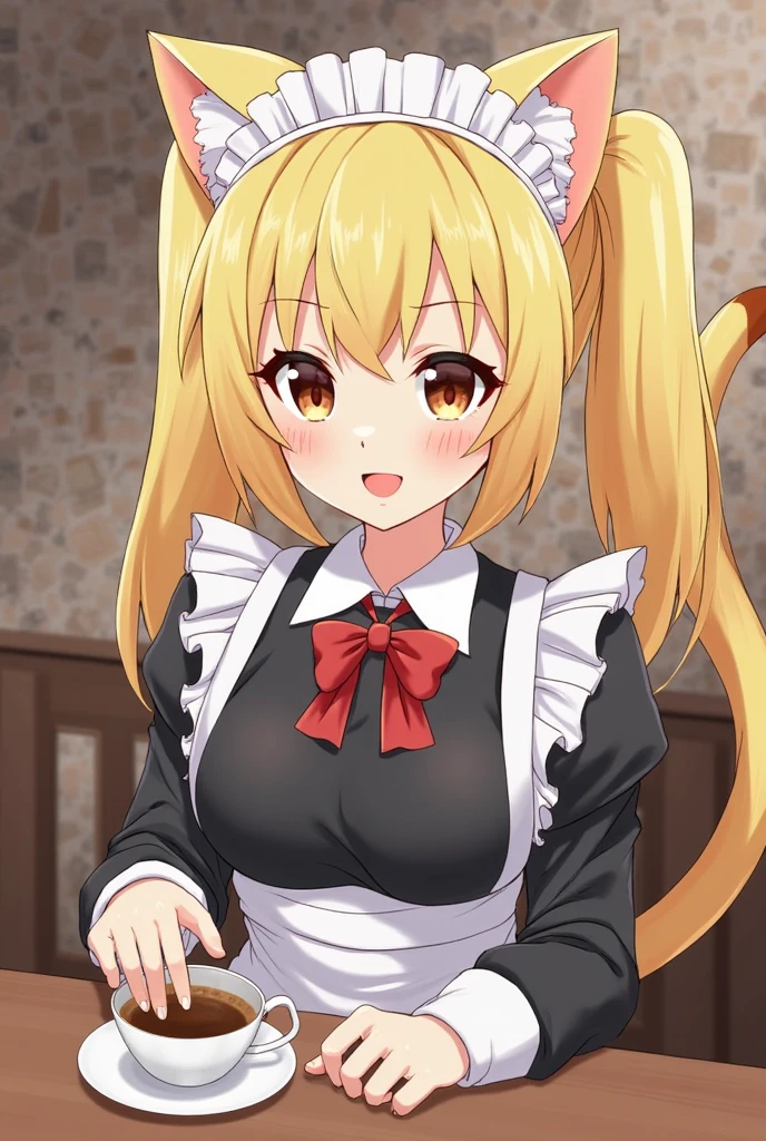 (Highly detailed CG Unity 8k wallpaper), (Best Quality), (Super Detail), (Best Illustration), (Best Shadow), POV, Realistic lighting and shading, Natural light, Lens flare effect, BREAK ,1 beautiful girl, Solo,(Cute:1.5),(Chibi:0.8), (kawaii:1.5),(Lori:0.5),BREAK ,Full body, 17 year old girl, Solo, (((Colossal tits ))), ((Curve)), 1 Beautiful Girl, Brown hair, ((Cat ears,Ponytail, medium-Long hair:1.2)), aqua eyes, Solo,(embarrassed from,Hiding his chest with both hands,red blush:1.2), BREAK, Apron, V-shaped eyebrows, BREAK,constellation ,Cowboy Shot, Front view,viewer looking,kitchin,Solo,NSFW