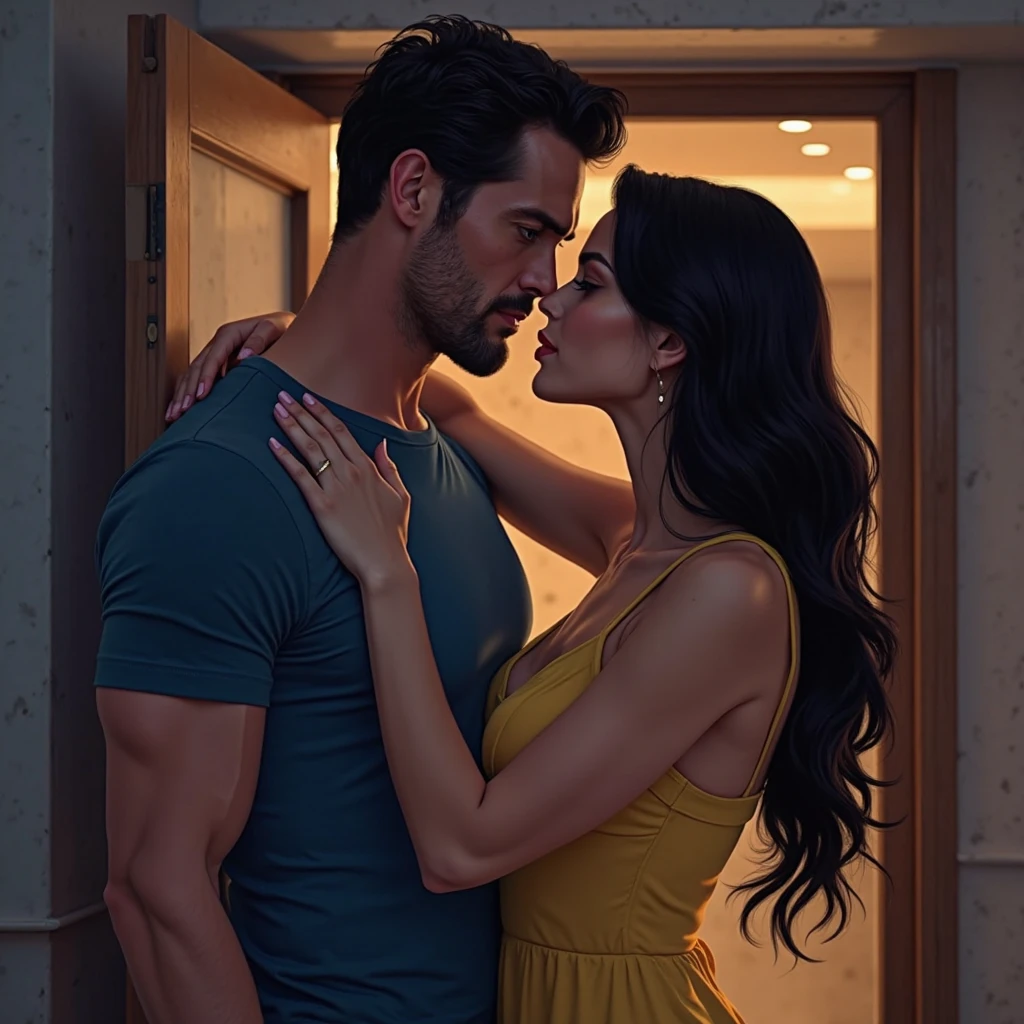 Husband who is a nursea with his actress wife
