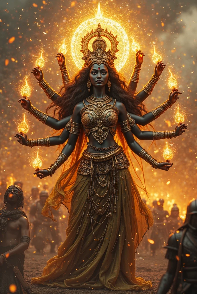 ma kali vagawati happy when her follower doing hawan and protect them from devil