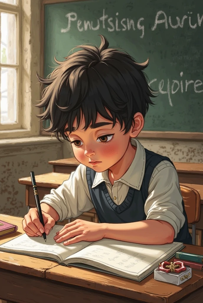 create an image to illustrate a journalistic article with the theme create a 500x500 px image to illustrate a journalistic article with the theme "The Impact of Real Estate Speculation on Children’s Education"