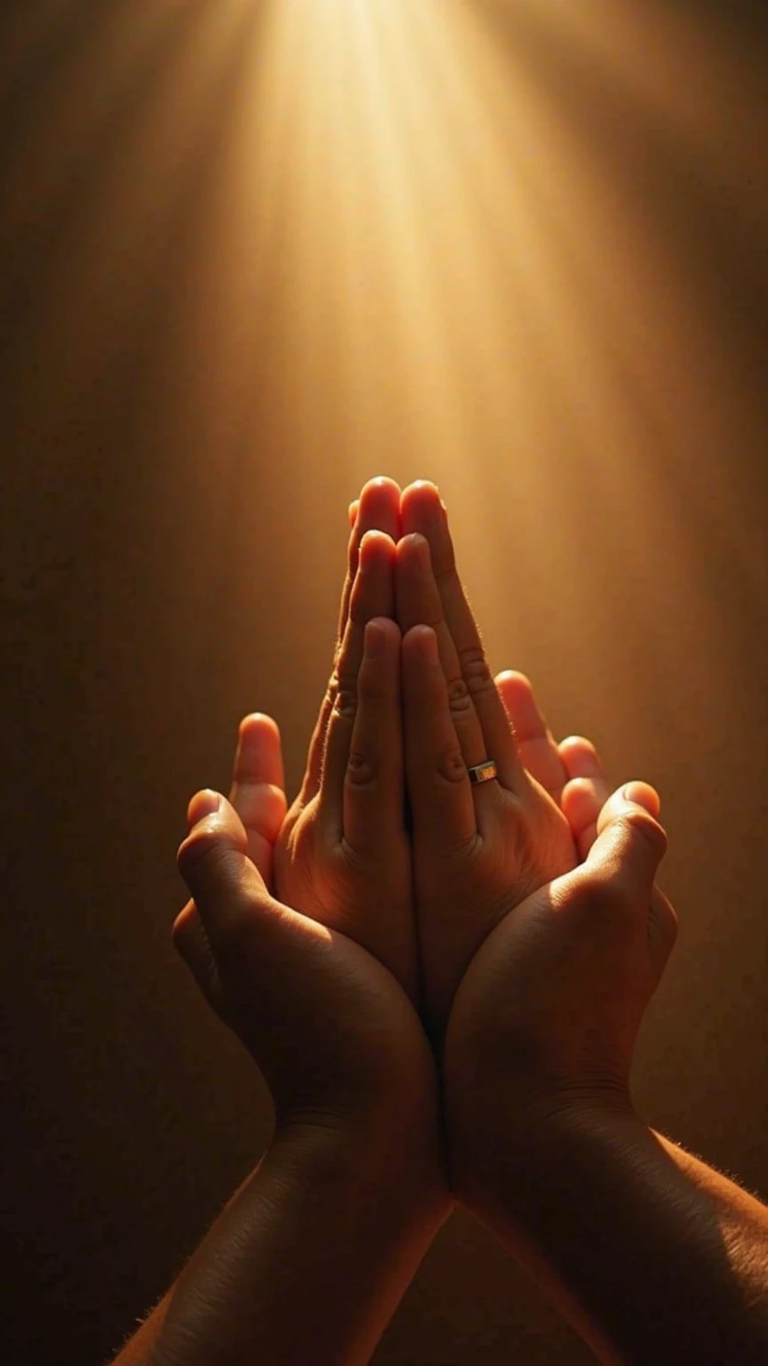 a close up of a person's hands with their hands together, prayer hands, blessing hands, doing a prayer, light emitting from fingertips, prayer, praying posture, praying, glowing hands, hands touching light drops, hands pressed together in bow, praying meditating, religious, light instead of hands, kneeling in prayer, closed hands, coherent hands
