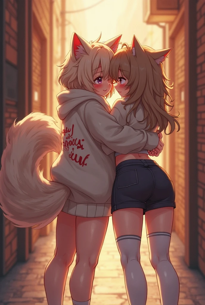 femele、opening legs、a blond、Twin-tailed、Shy face、droolng、cat ear、Wetting、nipple erect、rotor、gargantilha、lead、insertion、cum on、White panties、Girls kiss each other、join hands with each other&#39;Panties、s ass、Belotchu、Rear view、masturbation、Masturbation、Adhesion