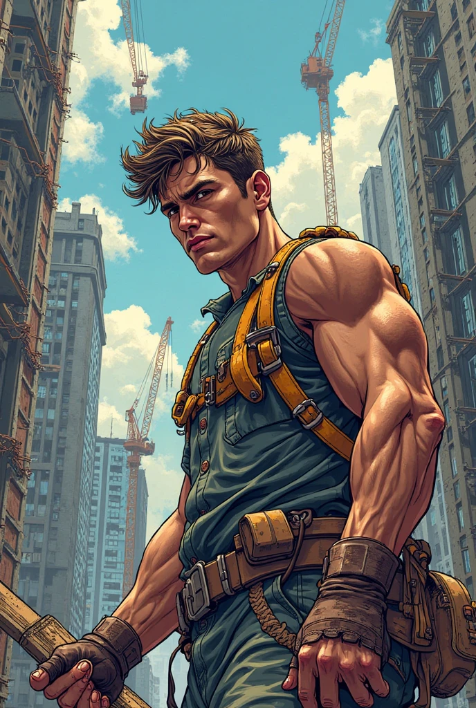 Create a slogan of "Courage is fear overcome by action." Make it more man-made drawing.