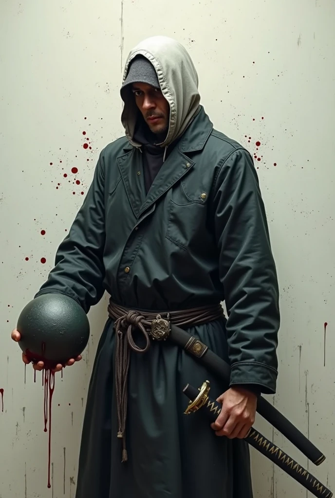 St. Thomas More calmly adjusting his beard before the executioner's axe falls, a poignant gesture of acceptance and defiance.