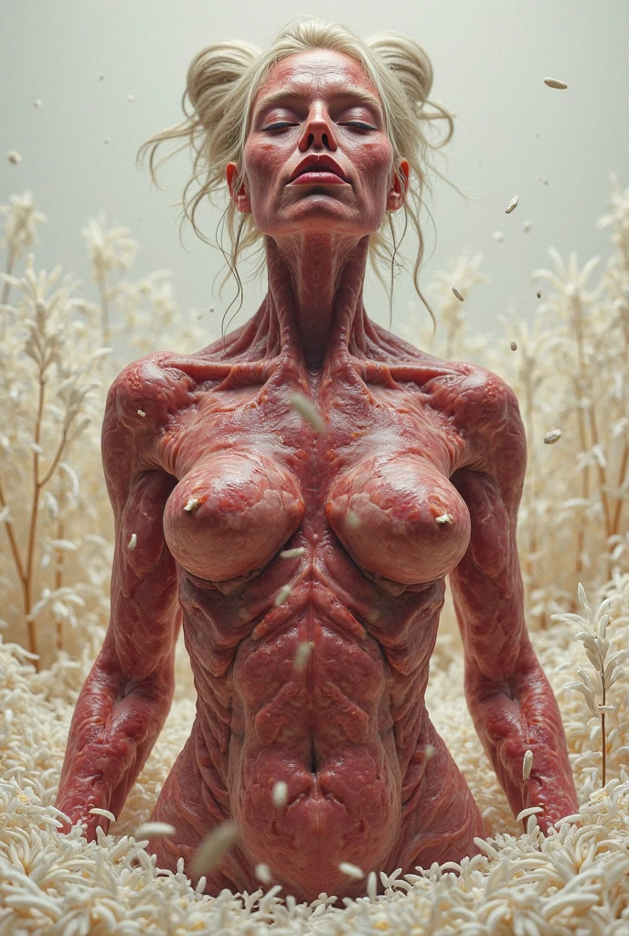 (best qualtiy), ((tmasterpiece), (the detail: 1.4), 3D, hdr(HighDynamicRange), Ray traching, NVIDIA RTX, Hyper-Resolution, Unreal 5, sub surface tering, PBR Texture, Post-processing, Anisotropic filtering, depth of fields, Maximum Acutance and Acutance, Many-Layer Textures, Albedo e mapas Speculares, Surface coloring, Accurate simulation of light-material inteerfectly proportions, rendering by octane, Two-colored light,Keep your feet open,breast rubbing,hest,Fair and tender breasts, largeaperturISO,White balance,trichotomy,8K raw data,Pink puffiness,NSFW,(IU),(Lee Ji-,The kinky is exposed,Cleavage is sede,exposed bare shbreasts out,Sweaty skin,Be red in the face,(Sthe breast:1.8),(Transparent clothes:1.6),(attack on tithe is wet),(Naked),female titan, der riese, at a est, Woods in the bacnd, volume foghe skin, Muscle fibers may be seen, Muscle fibers, blond hairbl, eBlue eyes, Green woods,Two giants against each other,Touch each other's breasts,JOJO standing,Magical pose,,陰莖,