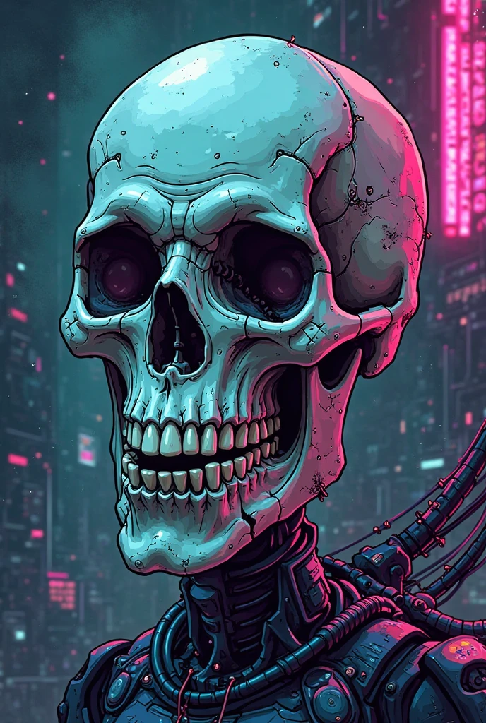 A design of moneyskeleton face with Retro video game pixel with unique concept